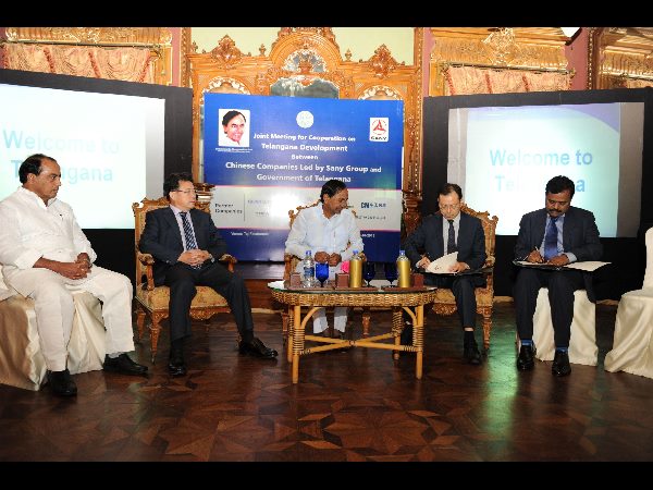 చైనా ప్రతినిధులతో కెసిఆర్