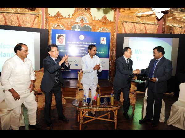 చైనా ప్రతినిధులతో కెసిఆర్