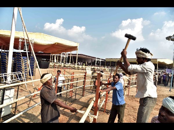 అమరావతి ఏర్పాట్లు