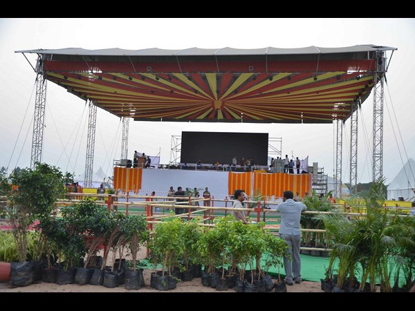 అమరావతి శంకుస్థాపన