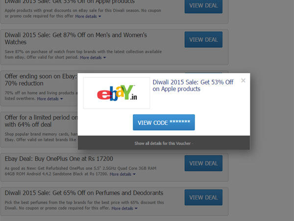 దీపావళి స్పెషల్: టాప్ 20 కూపన్లు