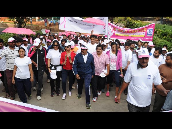 Balakrishna participates in Pink Ribbon Walk