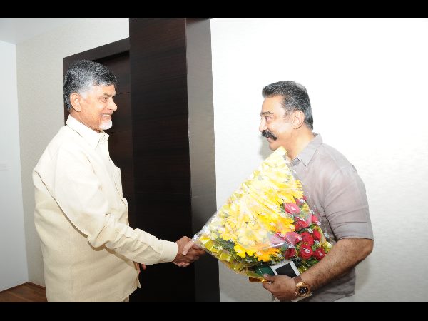 చంద్రబాబుతో కమల్ హాసన్ భేటీ