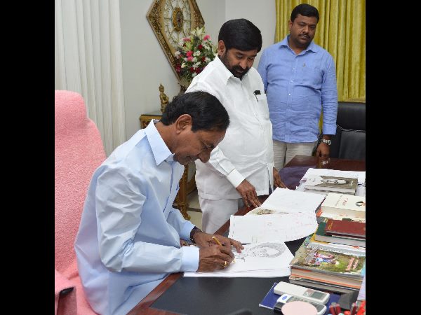 సిఎం కెసిఆర్‌ను కలిసిన రాకేష్
