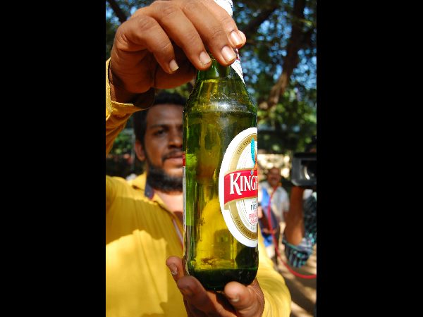 fungus in beer battle in Mahaboobnagar district
