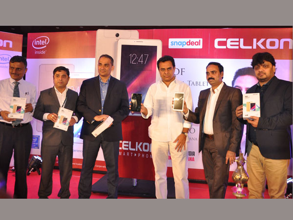 KTR launches celkon new millennium series