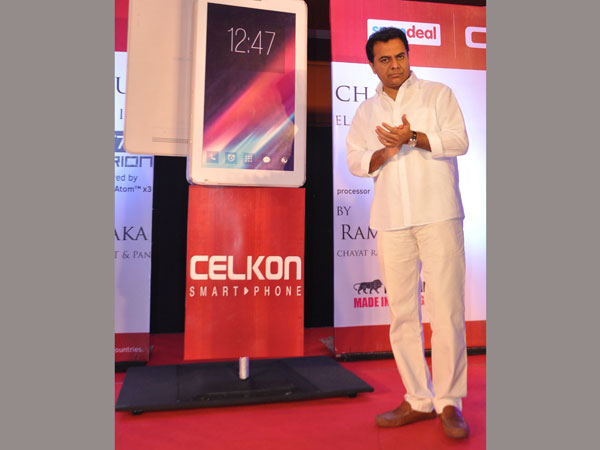 KTR launches celkon new millennium series