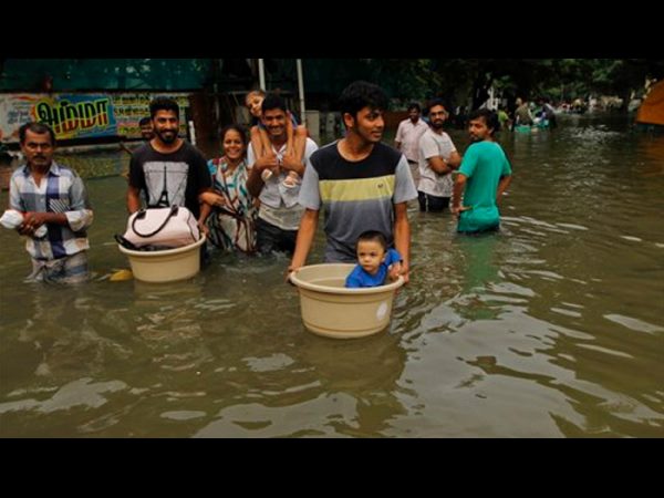 Jayalalithaa's Bahubali like poster emerges amid heavy flooding in Chennai