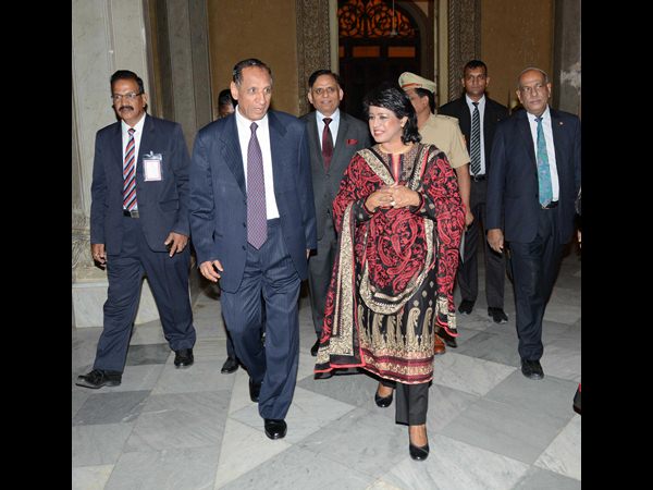 మారిషస్ అధ్యక్షురాలి పర్యటన మారిషస్ అధ్యక్షురాలి పర్యటన