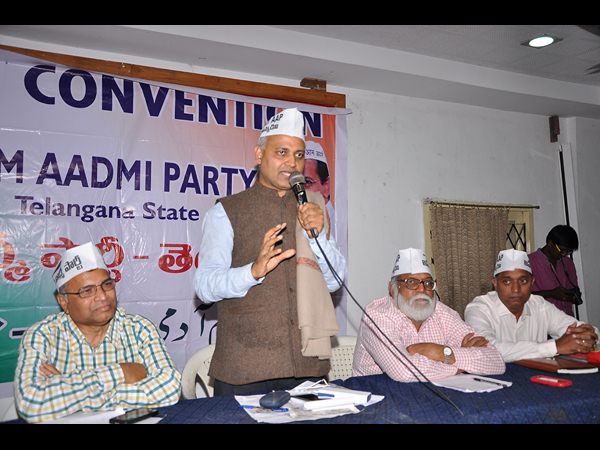 AAP leaders planning to strengthen party in Telangana