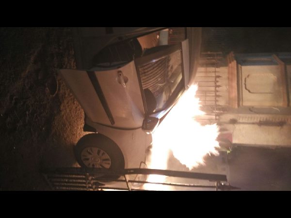  Polvarama MLA car burnt in assembly premises