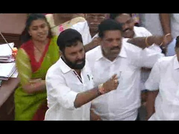 YCP MLA Roja and Kodali Nani Abusive language in AP Assembly YCP MLA Roja and Kodali Nani Abusive language in AP Assembly