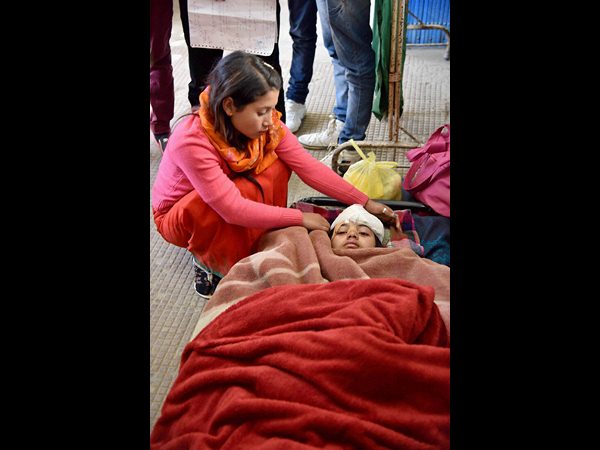 గాయపడిన మహిళ