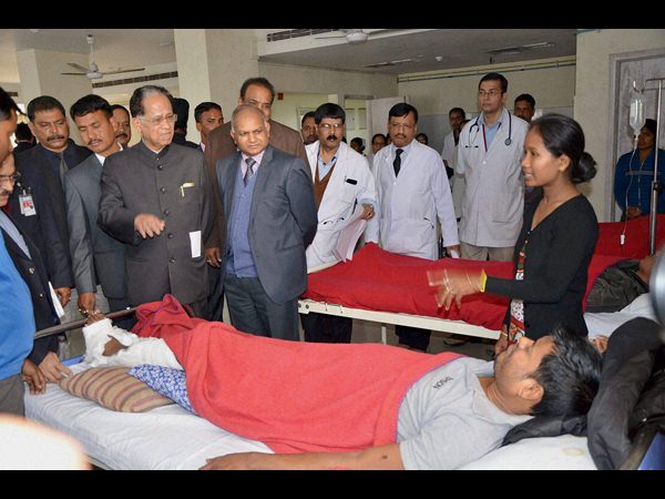 బాధితులకు పరామర్శ