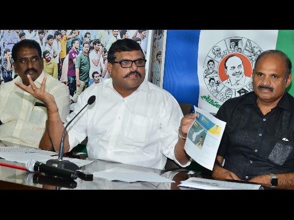 Botsa satyanarayana fires on tdp govt over sand mafia
