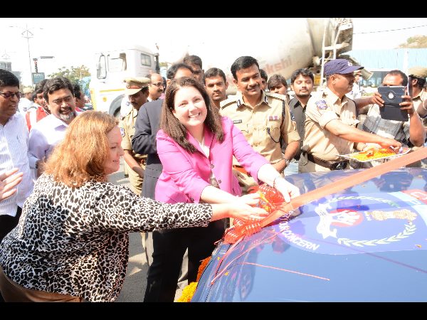  గచ్చిబౌలి విప్రో కూడలిలో ఏర్పాటు చేసిన వాచ్ టవర్ ఇదే