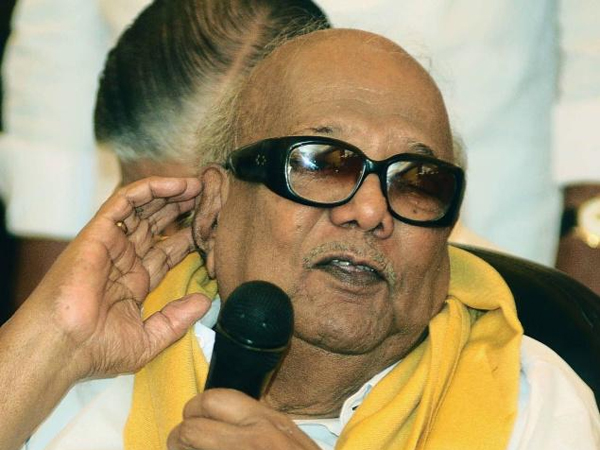 కరుణనిధి సపోర్ట్
