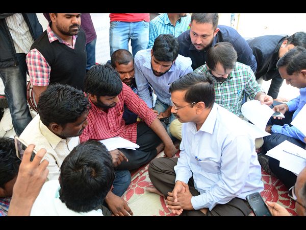 హైదరాబాదులో కేజ్రీవాల్