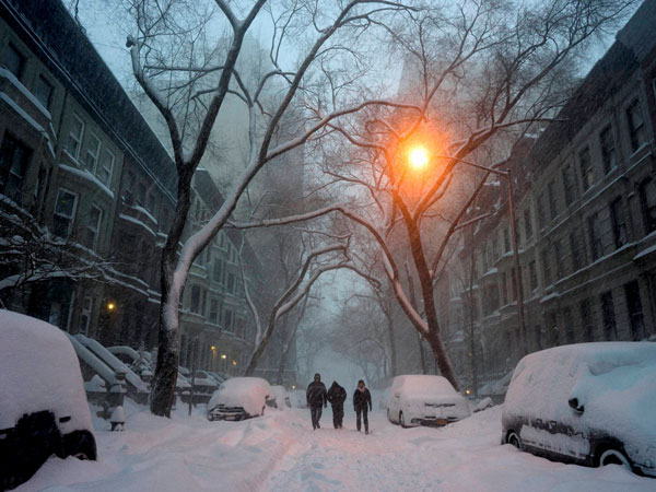 అమెరికాలో మంచు తుఫాన్