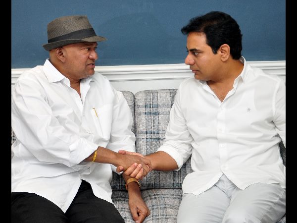 MAA chief Rajendra Prasad meets Minister KTR