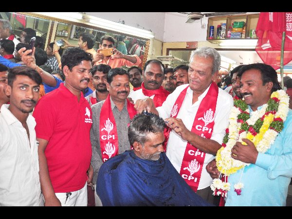 టీఆర్ఎస్‌కు మేయర్ పీఠం దక్కితే చెవి కోసుకుంటా: నారాయణ 
