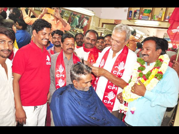  టీఆర్ఎస్‌కు మేయర్ పీఠం దక్కితే చెవి కోసుకుంటా: నారాయణ 