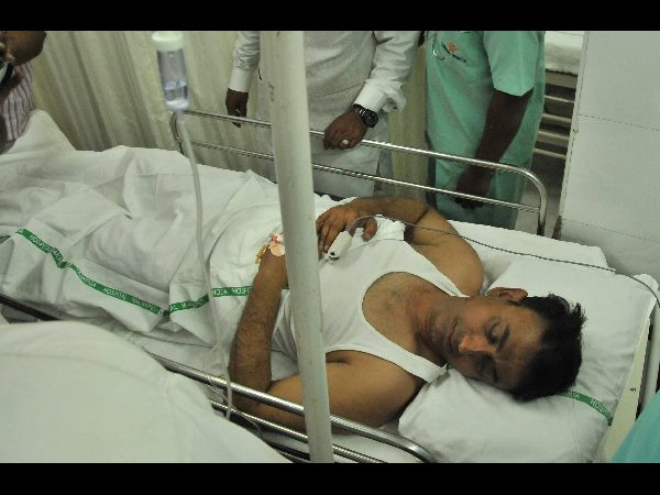Picture: The injured MBT candidate Amjad