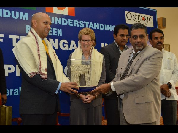 ఒంటారియోతో ఒప్పందాలు