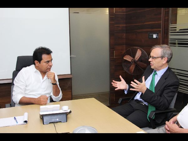 నార్వే ప్రతినిధులతో కెటిఆర్