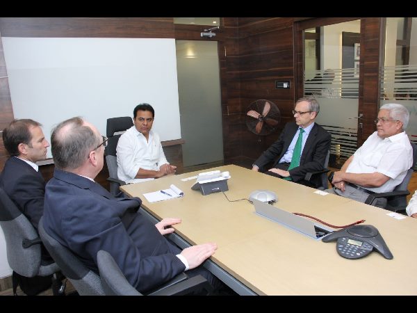 నార్వే ప్రతినిధులతో కెటిఆర్