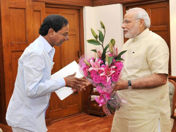 CM KCR grandson himanshu halchal at telangana secretariat