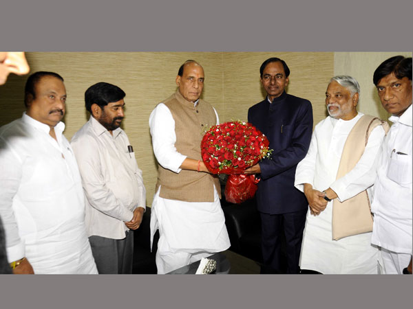Raise IPS Cadre Strength in TS: KCR to Rajnath