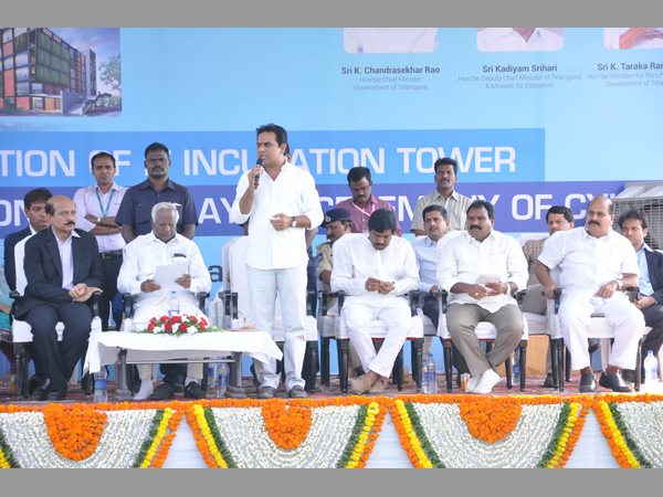 Minister KTR launches it incubation centre in warangal