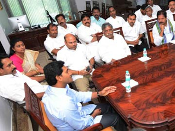YS Jagan Meeting With YCP MLAs At Lotus Pond, Hyderabad