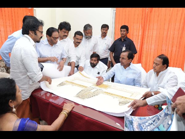 250 ఎకరాల్లో అద్భుతమైన టెంపుల్ సిటీతో పాటు పూలవనం: కేసీఆర్