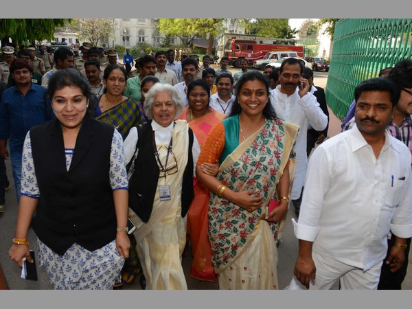Ysrcp MLA Roja came to andhra pradesh assembly