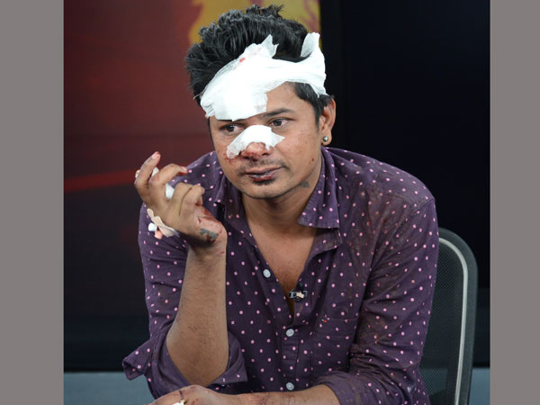 Madhu Priya complains on her husband Srikanth