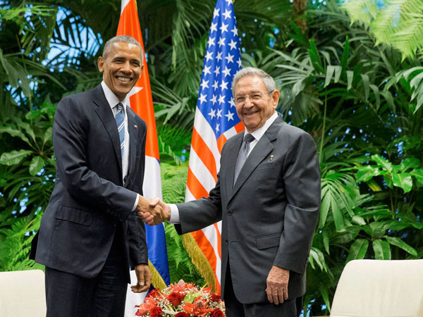 Barack Obama, Raul Castro hail 'new day' for US-Cuba relations Barack Obama, Raul Castro hail 'new day' for US-Cuba relations