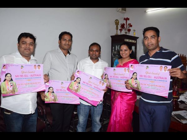 Kavitha to launch nri trs australia branch