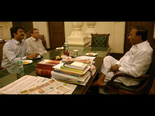 andhra pradesh cs takkar meets speaker kodela siva prasada rao