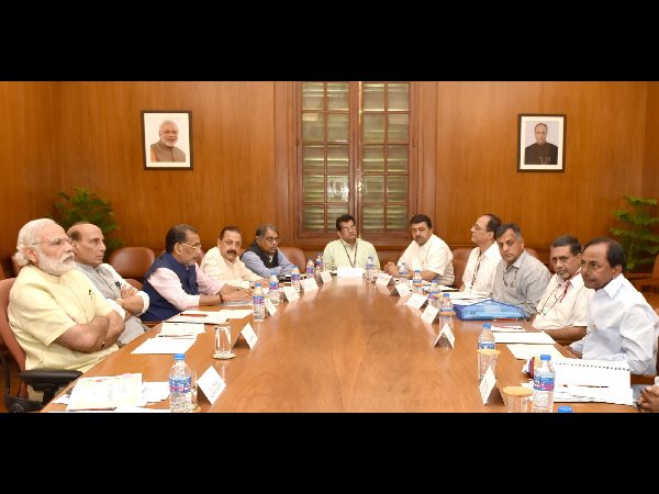 Narendra Modi Tweets About KCR Innovative: Mission Bhagiratha