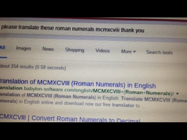 Grandson shares nan's polite Google search