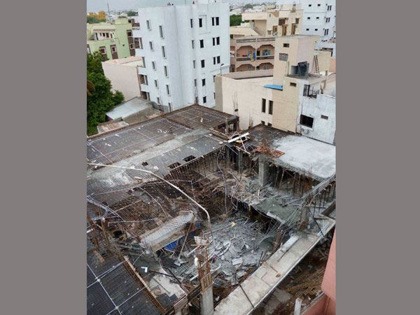 Two persons die in building collapse in Old City of Hyderabad Two persons die in building collapse in Old City of Hyderabad