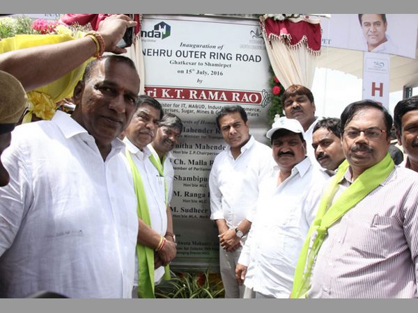  ఔటర్ రింగ్ రోడ్డు హైదరాబాద్‌కే మణిహారం: కేటీఆర్