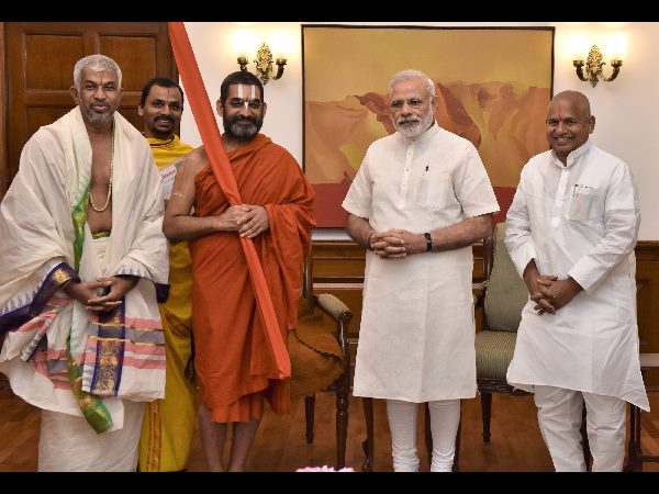 Chinna Jeeyar Swamy meets PM Narendra Modi