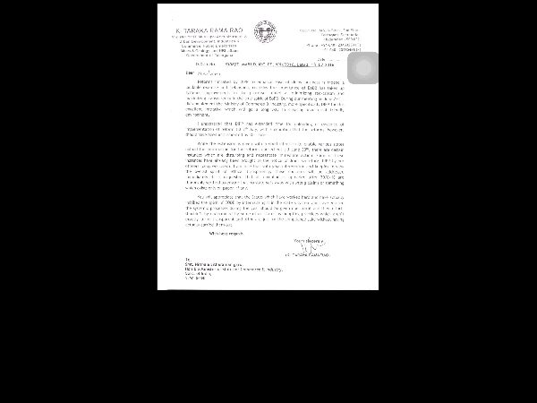 KTR complains to Centre about AP's 'unethical e-theft'