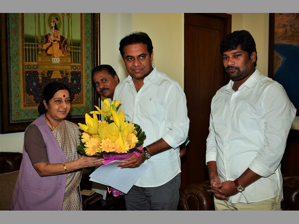 KTR met Civil aviation minister ashok gajapathi raju in new delhi