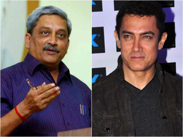 Defence Minister Manohar Parrikar Under Congress Attack After Jibe At Aamir Khan Defence Minister Manohar Parrikar Under Congress Attack After Jibe At Aamir Khan