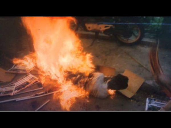  Nam Tamilar Katchi party cadre B. Vignesh dide