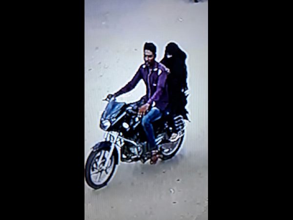 బైక్ పై తీసుకెళ్లాడు